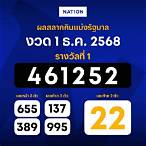 ตรวจหวยรัฐบาลวันที่ 1